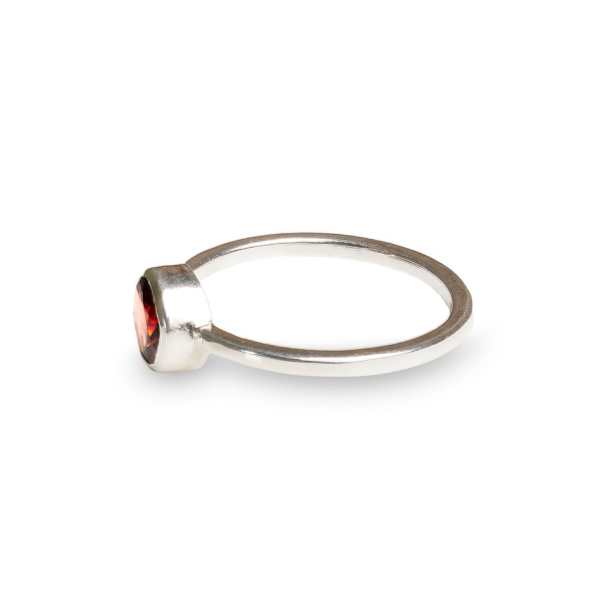 Classic Garnet Gemstone Ring