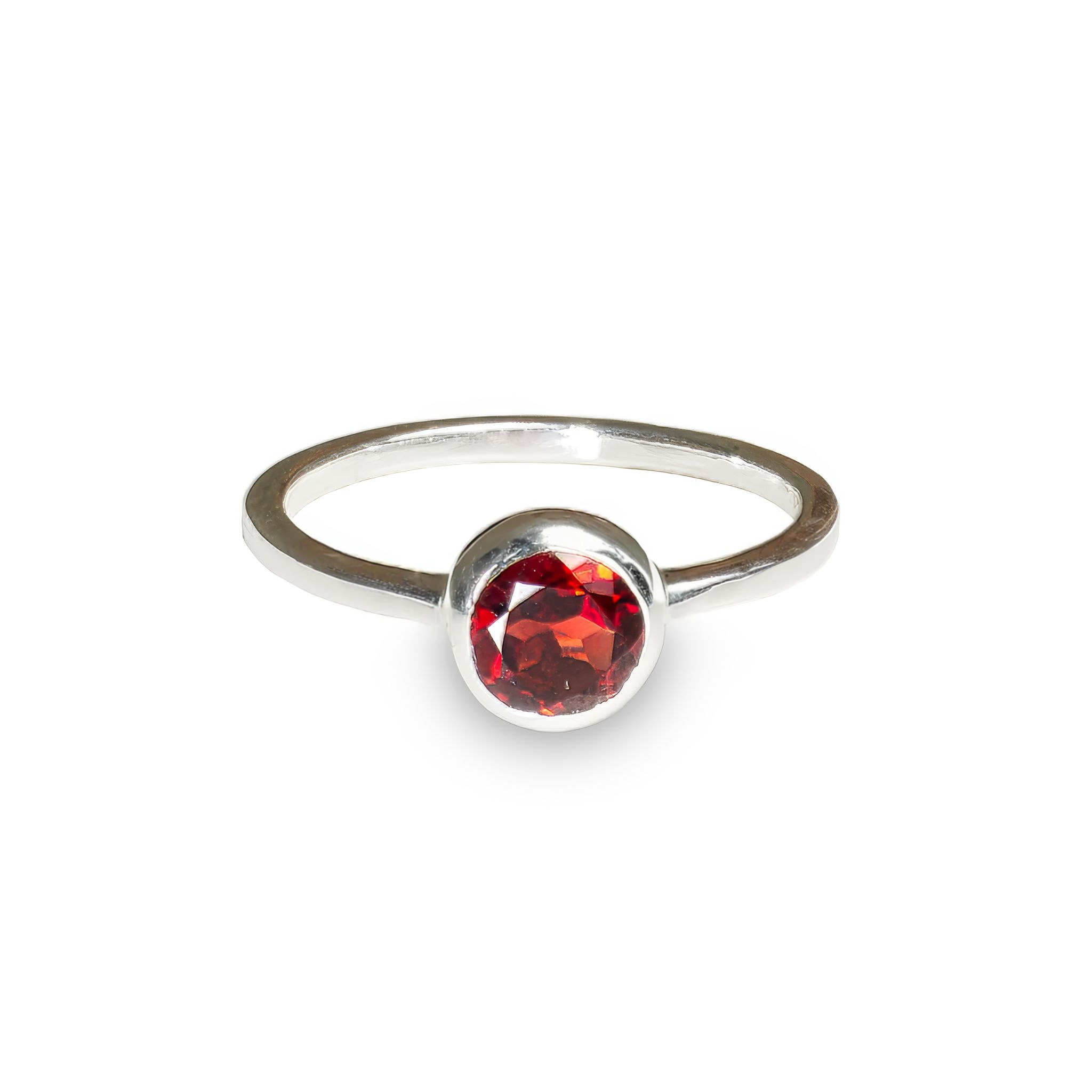Classic Garnet Gemstone Ring