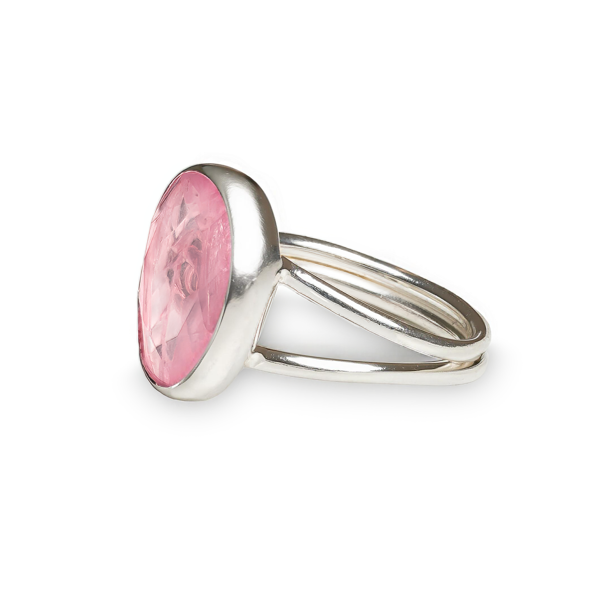 Pure Rose Quartz Ring